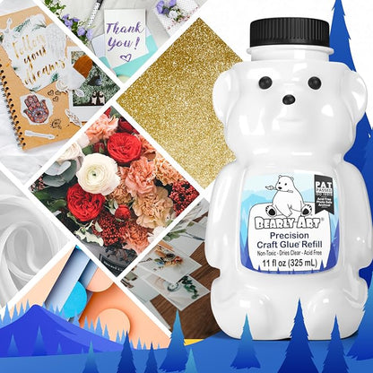 Bearly Art Precision Craft Glue 11fl oz Refill - Image 6
