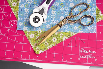 The Quilted Bear Rotating Cutting Mat 12" x 12" - Image 8