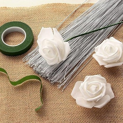 Juvale 300 Pieces White Floral Wire Stems - Image 4