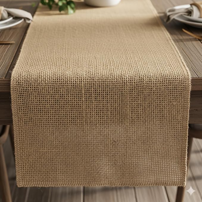 3 Pack Burlap Garland and Wreath Ribbon Wide 5" x 15 Yards Natural Jute 5 Inch - Image 5