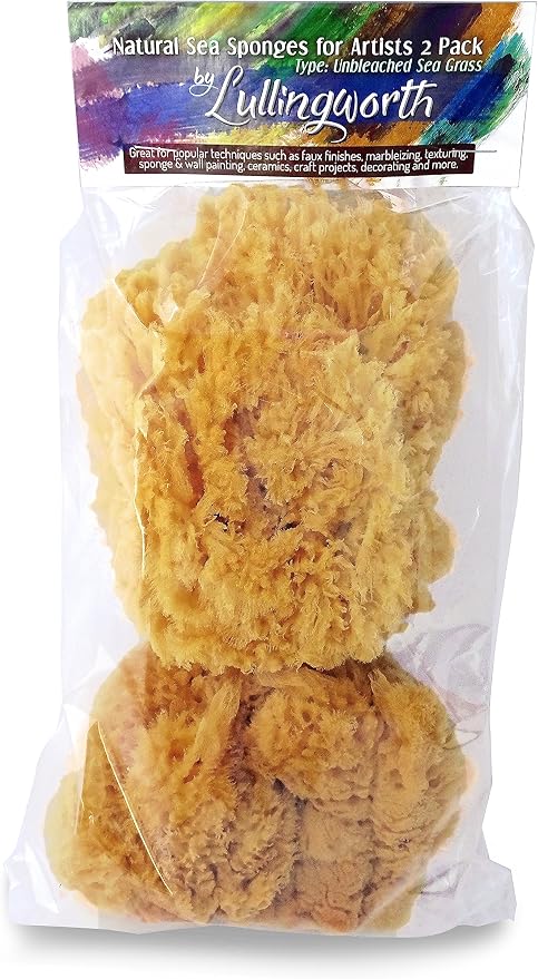 Natural Sea Sponges for Artists by Lullingworth