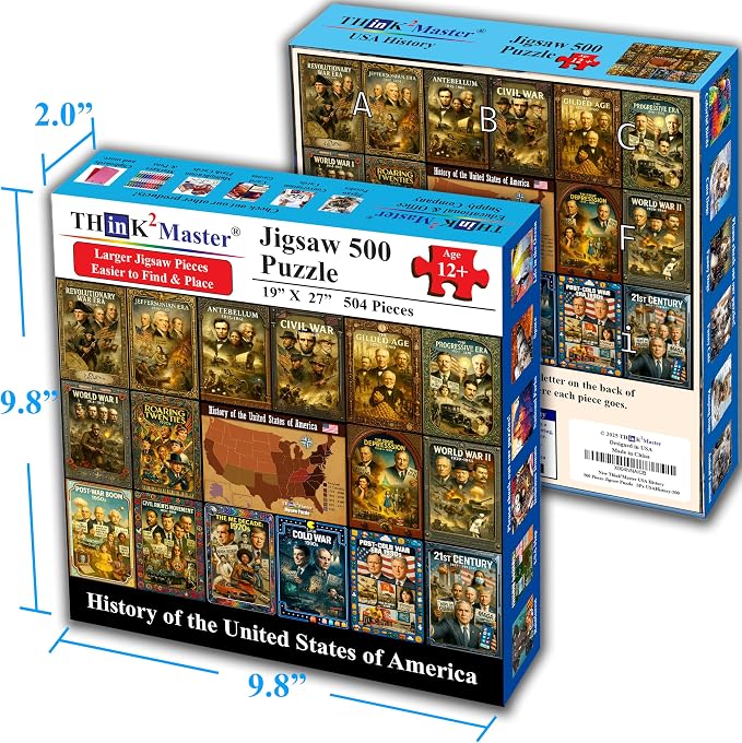 Think2Master History of The United States 500 Pieces Large Format Jigsaw - Image 5
