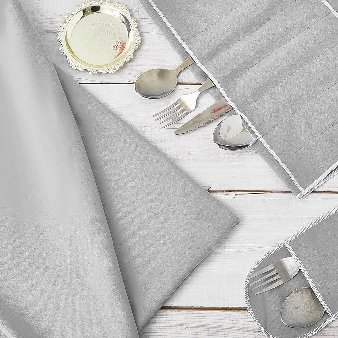Jecery 1.1 Yard Anti Tarnish Silver Cloth by the Yard, Luxury Jewelry Silver - Image 6