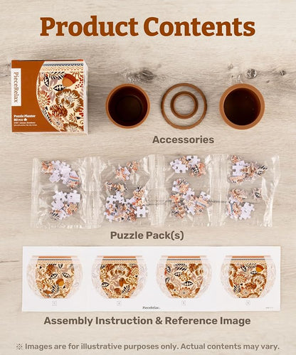 PieceRelax 3D Puzzle Planter 80 Pieces - Image 6