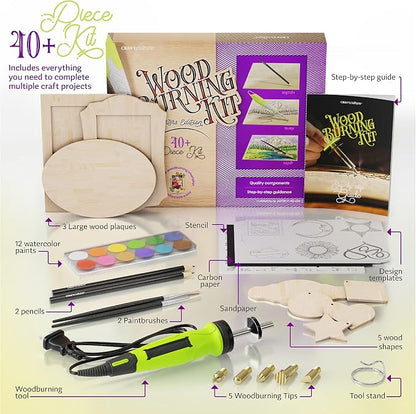 Craft Culture Beginners Wood Burning Kit - Image 2