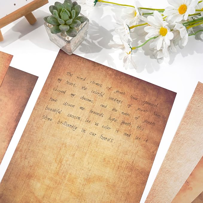 48 Sheets Vintage A4 Double-Sided Printing Paper - Image 6