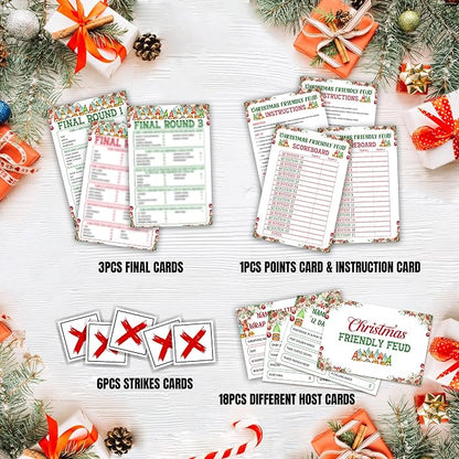 Christmas Friendly Feud Game, Funny Christmas Party Games, Friendly Feud Trivia - Image 3