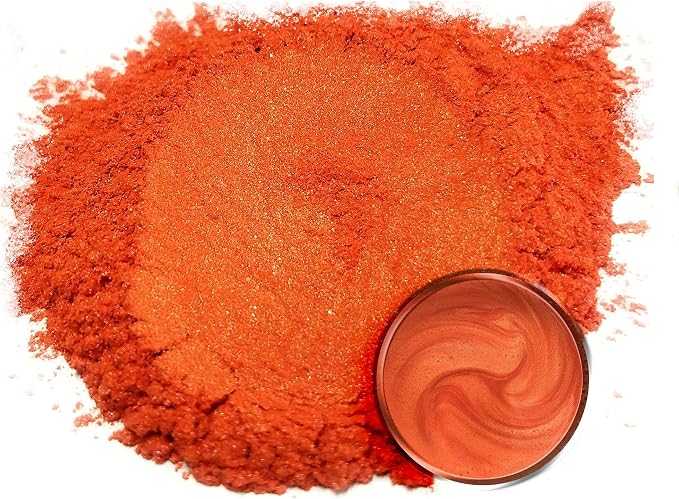 Eye Candy Pigments Premium Orange Mica Powder - Image 2