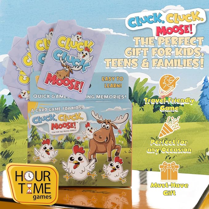 Hour Time Games Cluck Cluck Moose – Hilarious Animal-Themed Card Game - Image 6