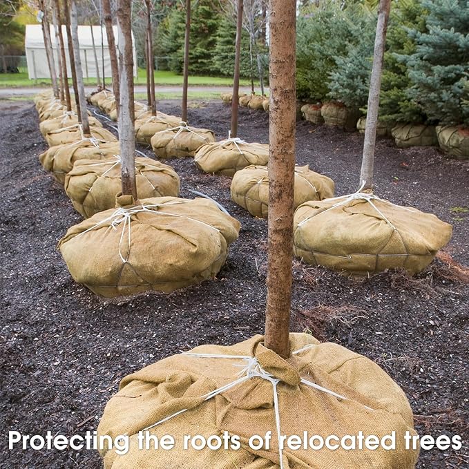 Burlap Fabric - Garden Burlap Fabric Roll Natural Jute Outdoor Fabric Burlap - Image 8