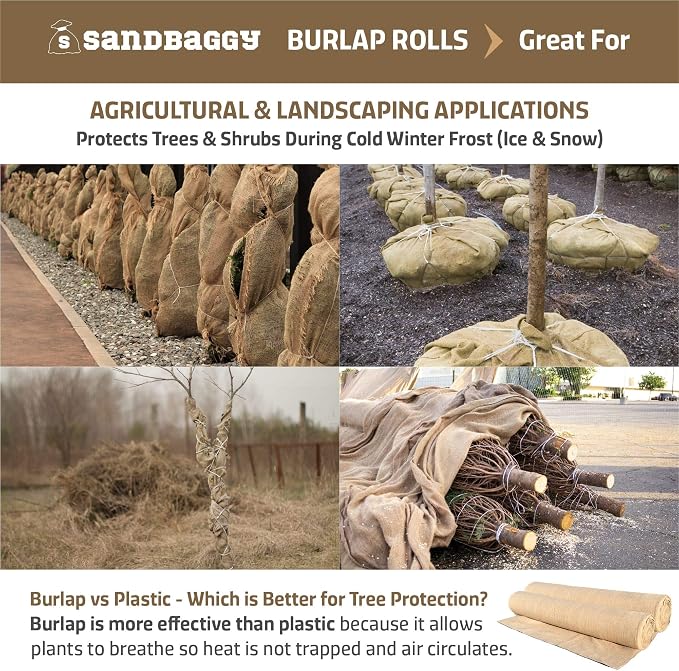 Sandbaggy Burlap Fabric Roll | 40 Inch by 300 ft | Great - Image 3