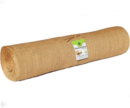 18" x 10yd NO-FRAY Burlap Roll ~ 3-5 Table Runners ~ ~ Natural Long Fabric - Image 3