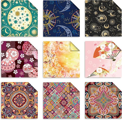 Origami 6x6 Paper Kit 150 Sheets 150 Vivid Colors Double Sided Same Printed - Image 3
