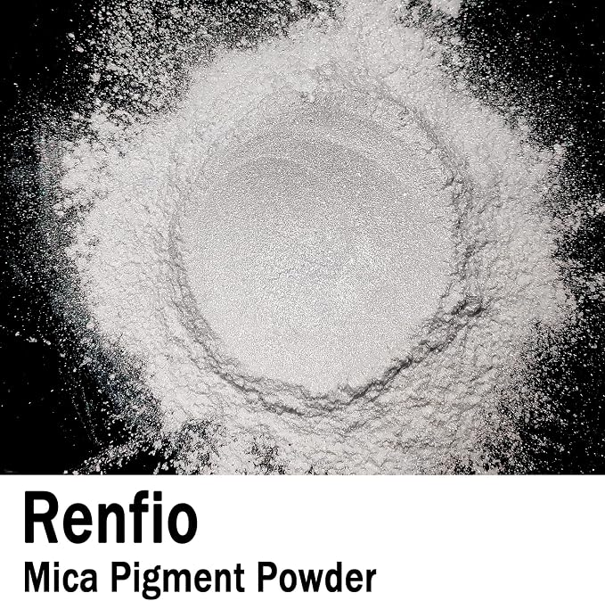 Renfio 100g Mica Powder Pigment Natural Fine Powdered Pigments Pearl Shimmer - Image 2