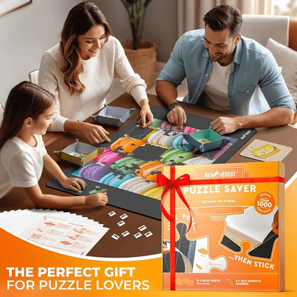 Newverest 24-Pack Puzzle Glue Sheets 10×10″ – Preserve & Display 4 × 1000-Piece - Image 7