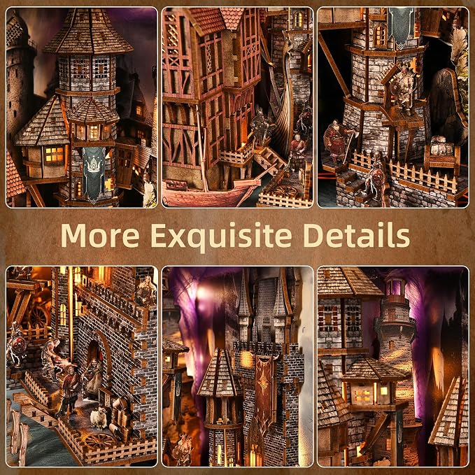 Book Nook Kit - DIY Miniature House Dollhouse Kit - Image 4