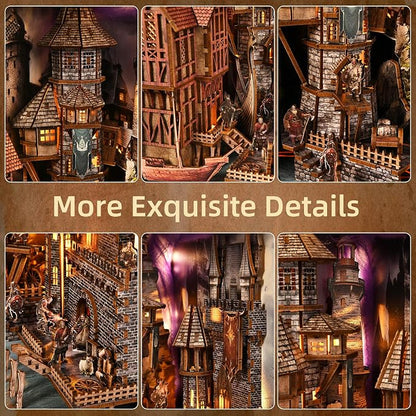 Book Nook Kit - DIY Miniature House Dollhouse Kit - Image 4