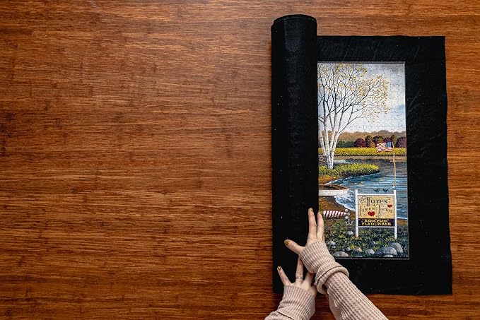Buffalo Games - Roll-Up Puzzle Mat - Puzzle Saver and Assembly Accessory - Felt - Image 4