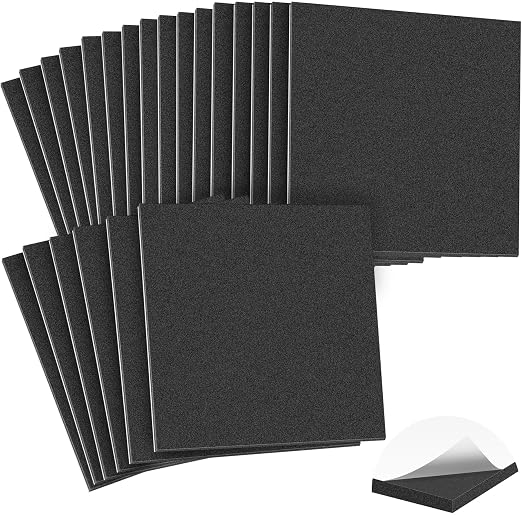 MYFAMIREA 22 PCS Adhesive Foam Padding Sheets Closed Cell Self Adhesive Sticky by MYFAMIREA