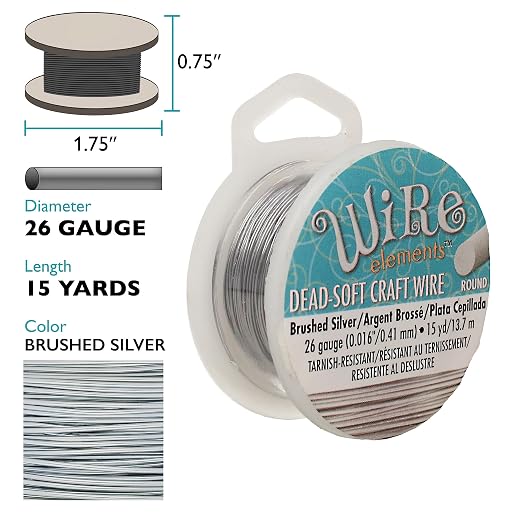 The Beadsmith Wire Elements Craft Wire – Tarnish Resistant, Soft Temper - Image 2