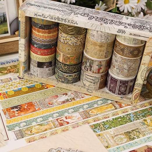 Vintage Washi Tape Set - Image 2