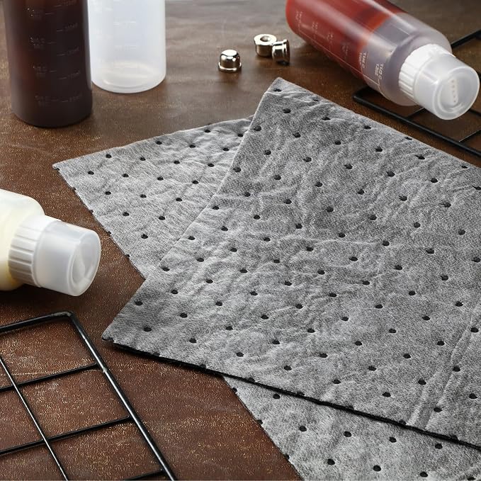 Hoolerry Oil Absorbent Pads Weight Dimpled Pad Garage Accessories Water - Image 5