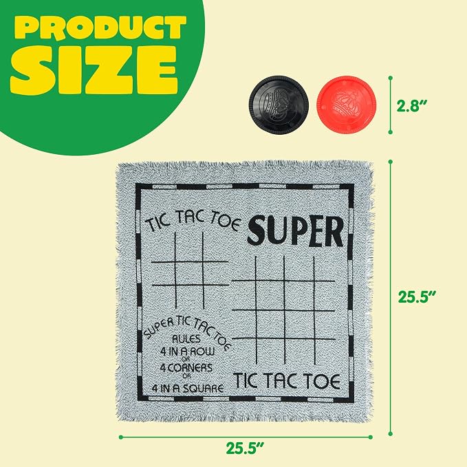 3-in-1 Vintage Giant Checkers, - Image 7