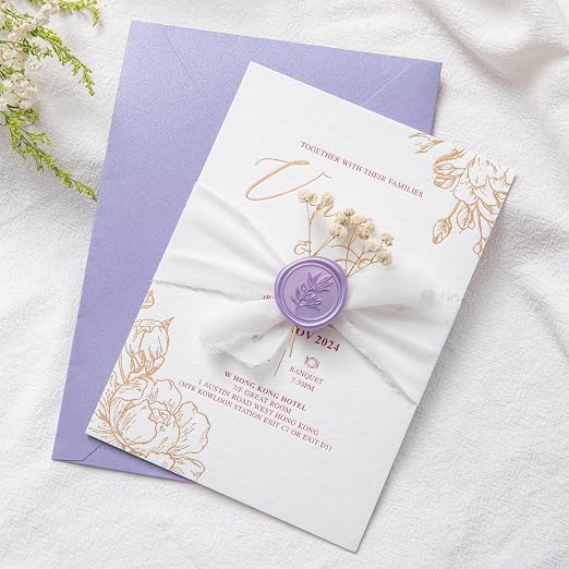 PONATIA Lilac Wax Seal Stickers - Image 5