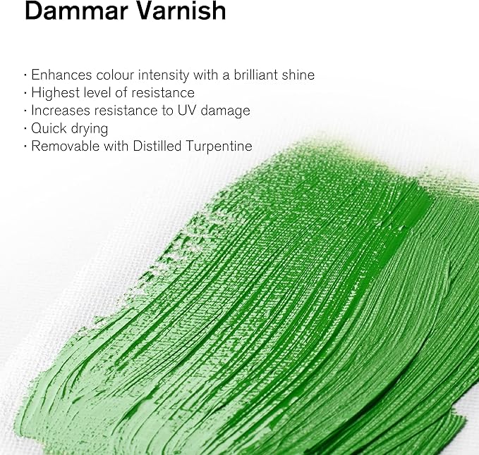Winsor & Newton Professional Dammar Varnish, 250ml Bottle - Image 2