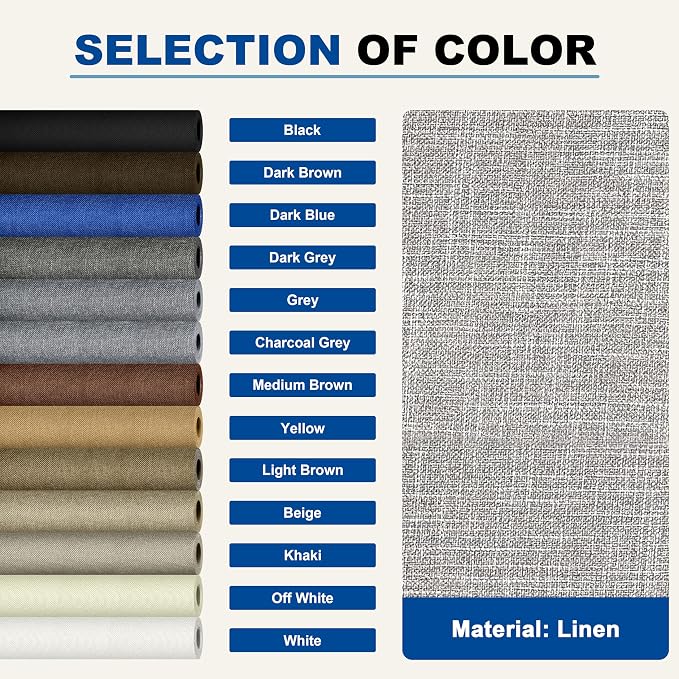 KING MOUNTAIN Linen Repair Patches, Self-Adhesive Linen Fabric Patches - Image 7