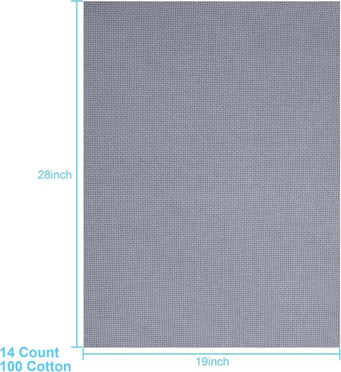 Aida Cloth 14 Count Cross Stitch Fabric - Image 2