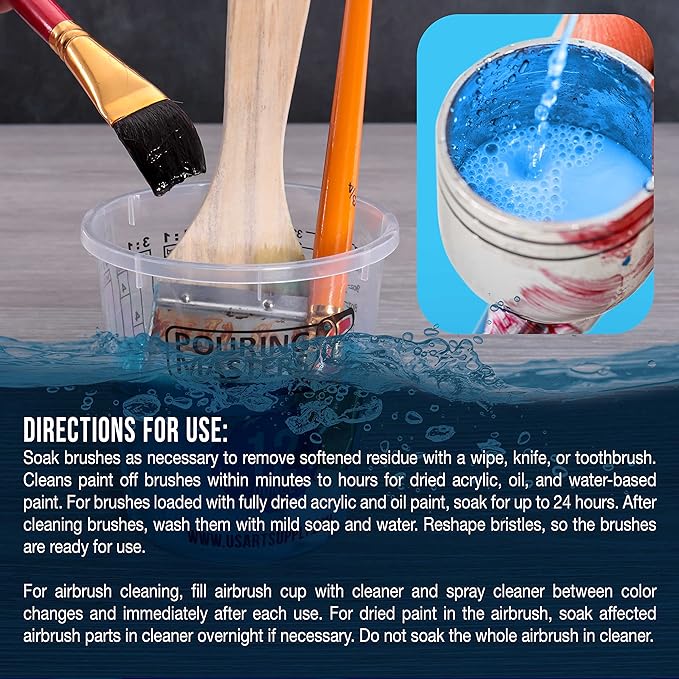 Master Airbrush Cleaner, 16-Ounce Pint Bottle - Image 6