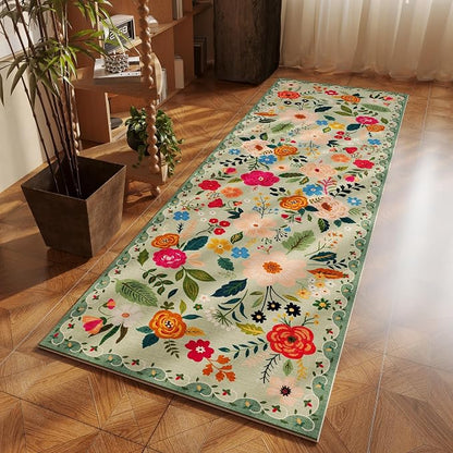 Rugcomf Runner Rug for Hallways Kitchen Rug Non Slip 2'x 6' Washable Rugs - Image 6