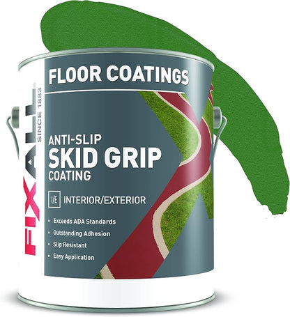 FIXALL Skid Grip Anti-Slip Coating, 1 Gallon, Exceeds ADA Standards, by FIXALL