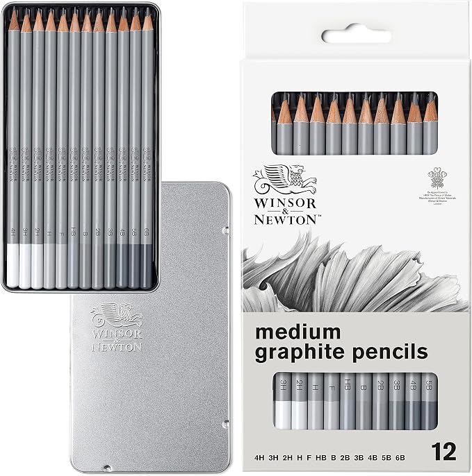 Winsor & Newton Studio Collection Artist Pencils, Graphite Pencils by WinsorNewton