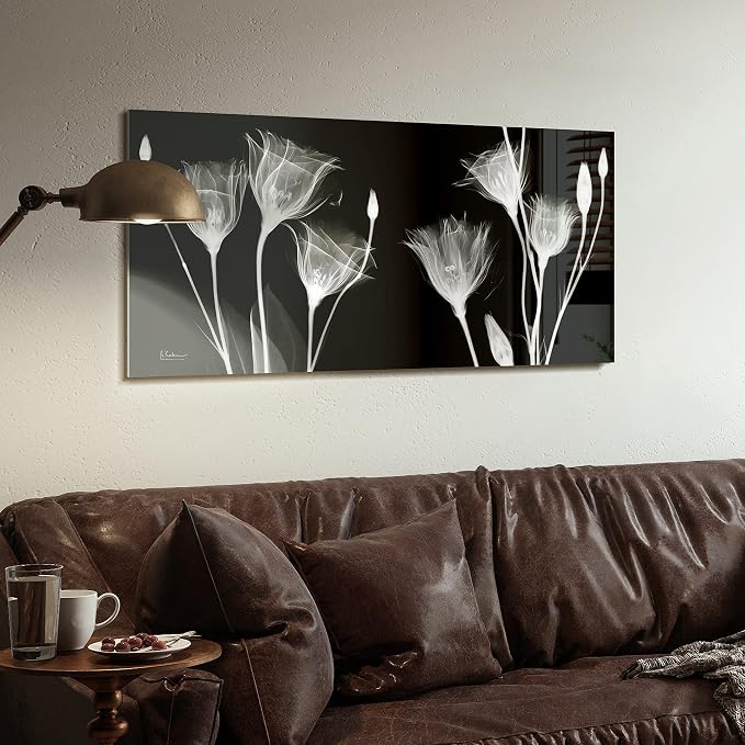 Empire Art Direct Frameless Free Floating Tempered Glass Panel Graphic Flower - Image 6