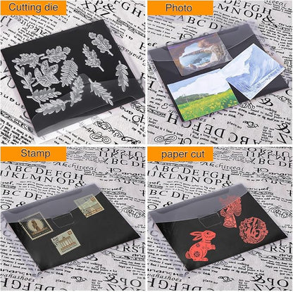 160 PCS Stamp and Die Storage Bag and Rubber Magnetic Sheets, Die Storage Set - Image 6