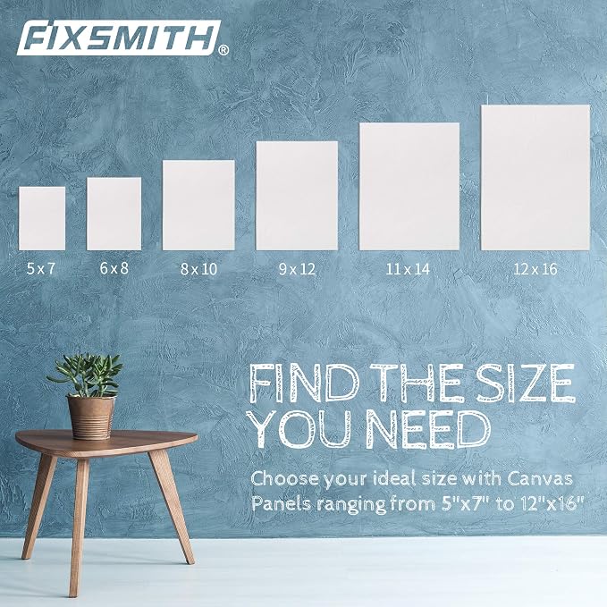 FIXSMITH Canvas Boards for Painting 11x14 Inch, Super Value 24 Pack Paint - Image 7