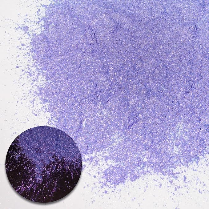 Ceya Highly Chameleon Mica Pigment, 1.8oz/ 50g Purple Shadow Chrome Powder - Image 2