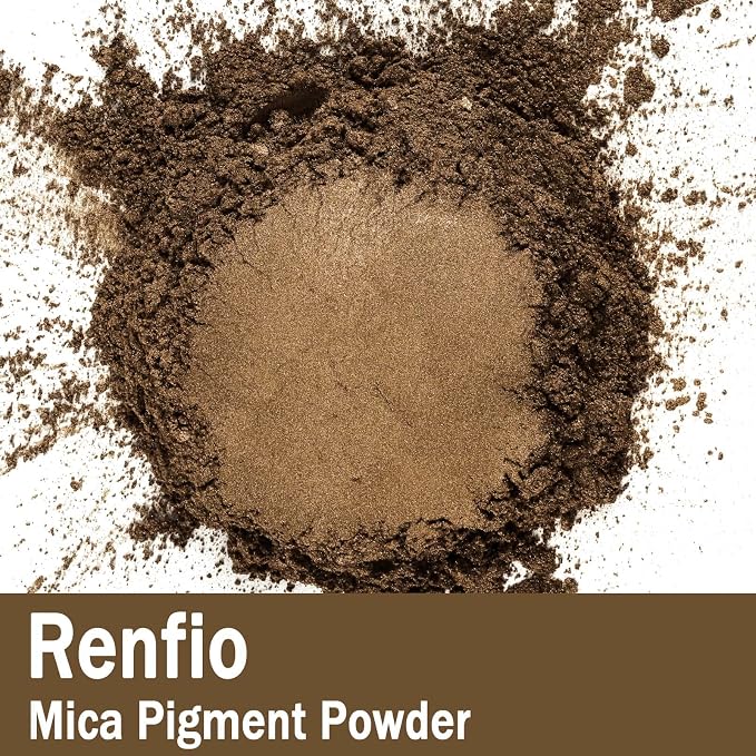 Renfio 100g Mica Powder Pigment, Metallic Natural Dye Mineral Pearl Shimmer - Image 2