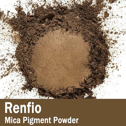 Renfio 100g Mica Powder Pigment, Metallic Natural Dye Mineral Pearl Shimmer - Image 2