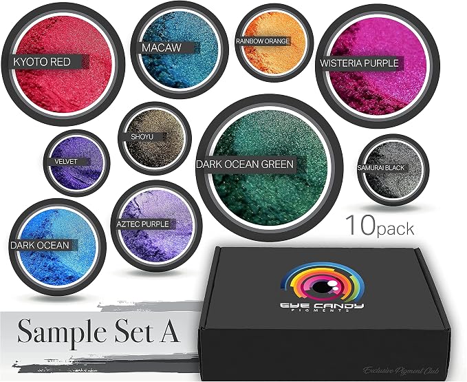 Eye Candy Pigments Variety Mica Pigment Powder Set A - Image 3