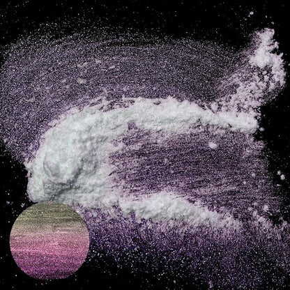 Matio Chameleon Mica Powder, 1.06oz/ 30g Smoky Galaxy White Chrome Powder - Image 2