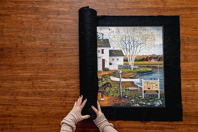 Buffalo Games - Roll-Up Puzzle Mat - Puzzle Saver and Assembly Accessory - Felt - Image 2