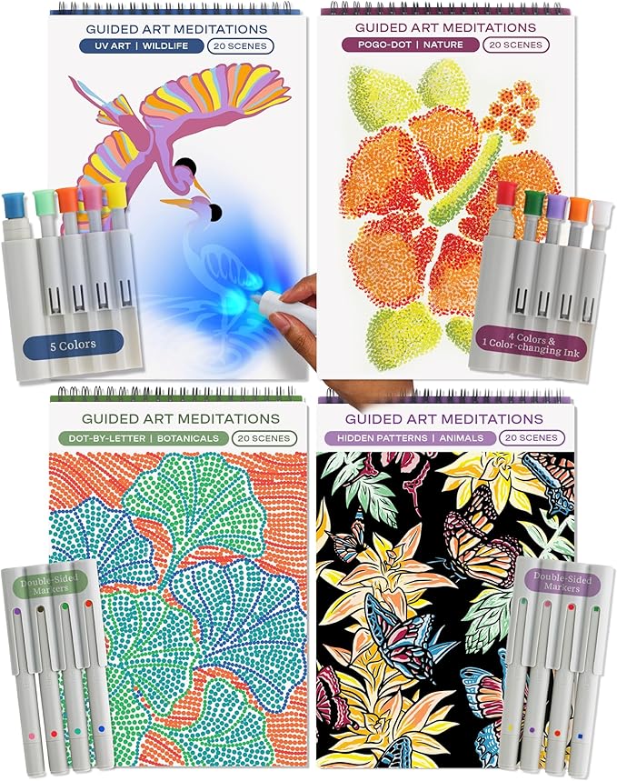 Lifelines FlowArt Activity Pad, Dot-Art and More, Coloring Books by LifeLines