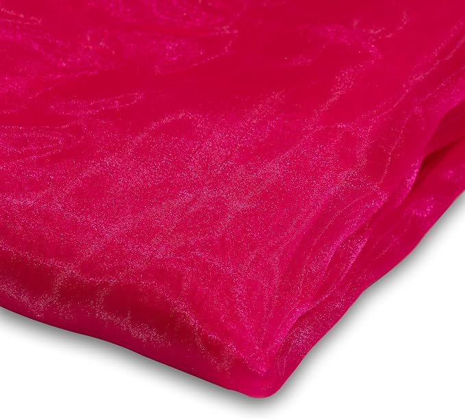 Fynite Sheer Organza Fabric | 2 Yards Long | 44" Wide | Bridal Solid Sheer - Image 3