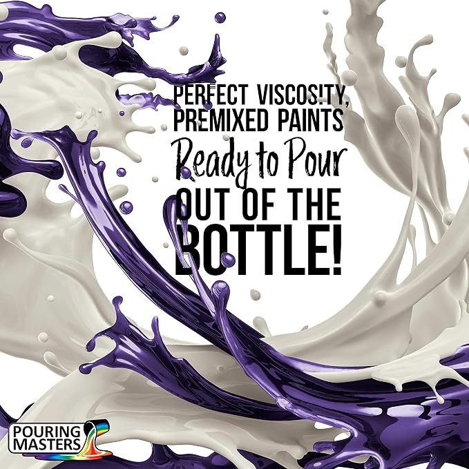 POURING MASTERS Royal Purple Acrylic Ready to Pour Pouring Paint - Image 2