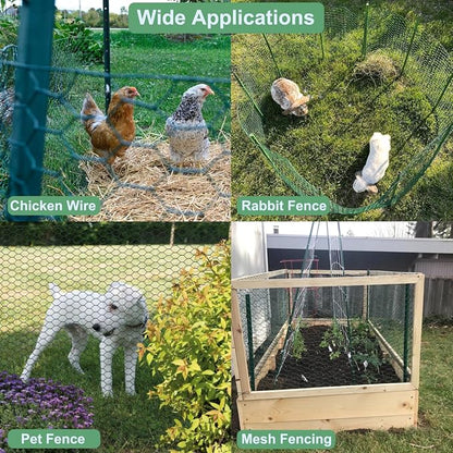 Chicken Wire for Floral Arrangements, 15.7 x 157 Inches Green Mesh, 0.6 Inch - Image 6