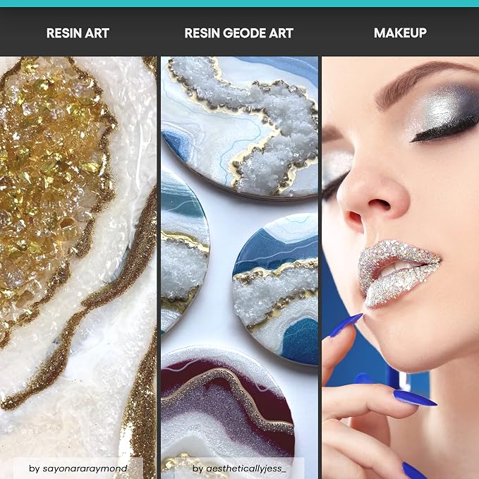 MEYSPRING White Pearl Mica Powder - 50g - White Resin Art Pigment - Mica Powder - Image 6