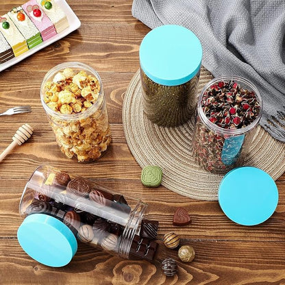 SATINIOR 12 Pack 32 oz Plastic Container Jars - Image 5